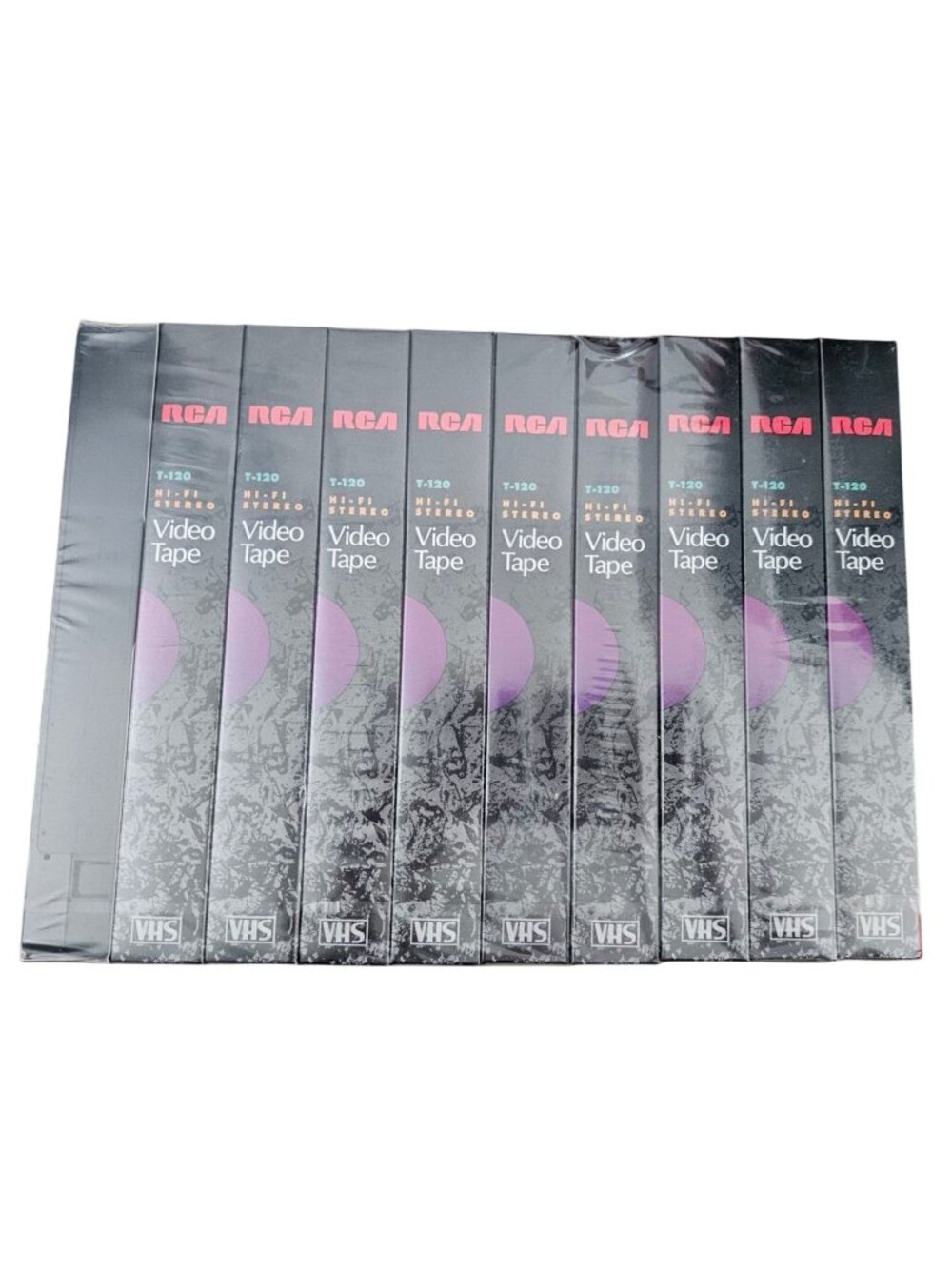 10-Pack RCA T-120 Blank VHS Video Cassette Tapes 6-Hour Premium New Sealed
